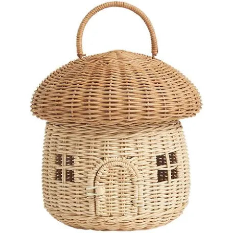 Rattan Mushroom basket - natural