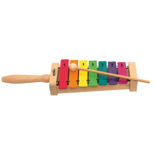 Goldon Metallophone 7 coloured notes with Boomwhackers colours