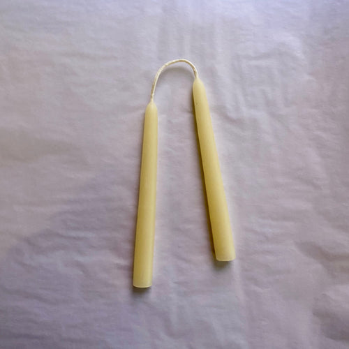 Beeswax Tapered Birthday Candles (2 pcs)