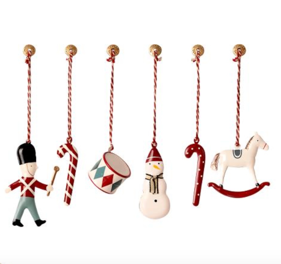 Maileg Metal Christmas Decorations - Assorted