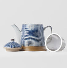 Load image into Gallery viewer, Wave Japanese Teapot