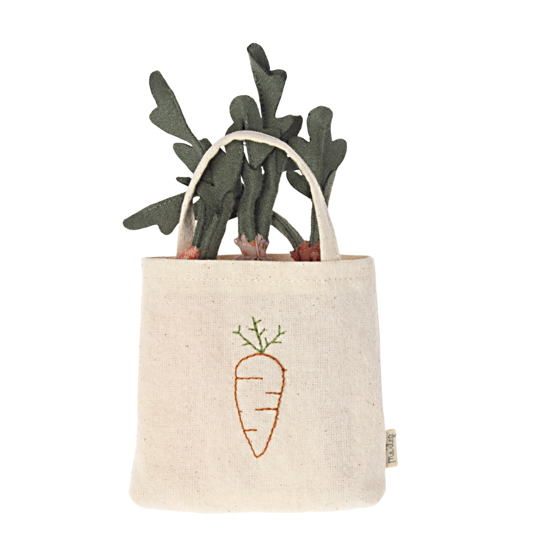 Maileg Carrot in a Shopping Bag