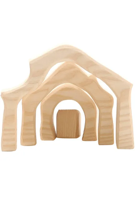 Nativity Stable - small (4 pieces)