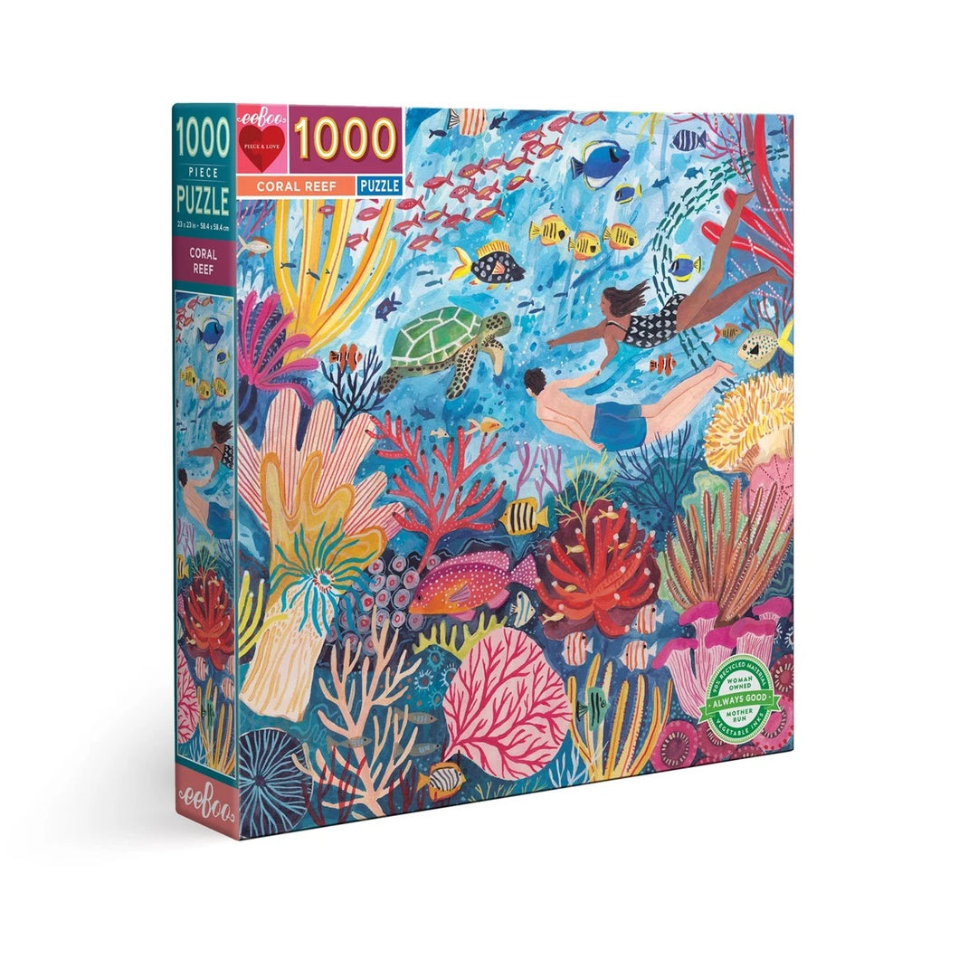 Eeboo Coral Reef 1000pc Puzzle