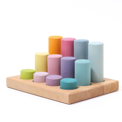 Grimm’s Small Sorting Game - Pastel Rollers