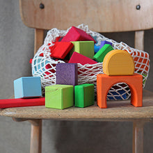 Load image into Gallery viewer, Grimm’s Coloured blocks - Geometric - 60 pcs