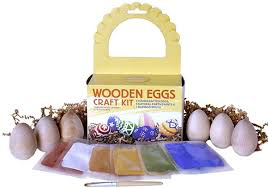 Wooden Eggs Craft Kit