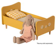 Load image into Gallery viewer, Maileg Wooden Bed Mini Yellow