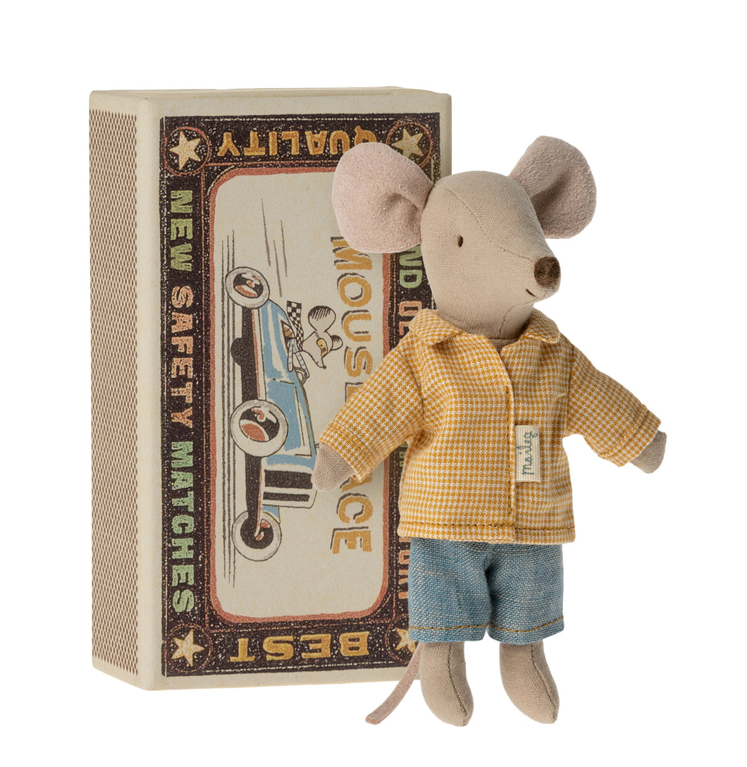 Maileg Big Brother Mouse in Matchbox