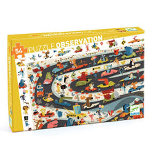 Load image into Gallery viewer, Djeco Puzzle - Car Rally Observation 54pcs