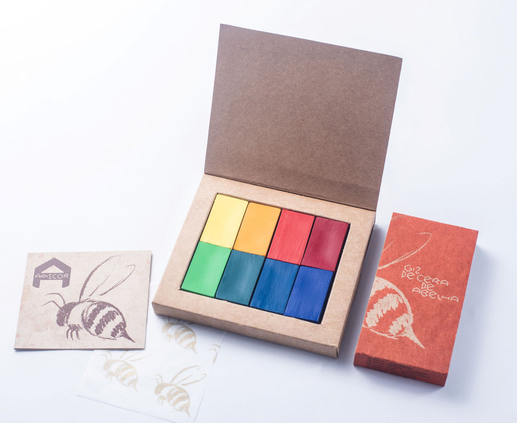 Apiscor Beeswax Crayons, Block 8