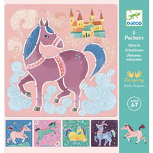 Load image into Gallery viewer, Djeco Horse Stencils