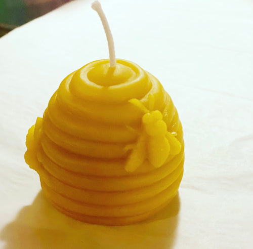 Beeswax Candle - Small beeskep