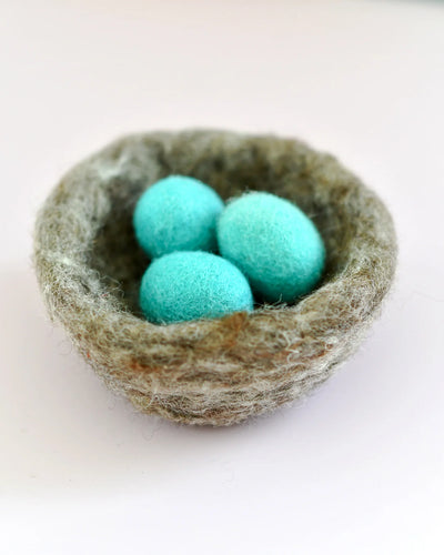 Felt Nest with Eggs Tara Treasure