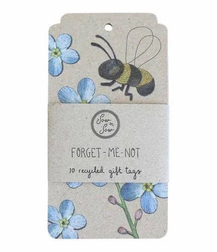 Gift Tag - Forget me-not 10 pack