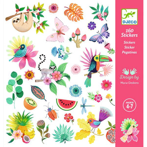 Djeco 30 Glitter Stickers - Paradise