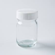 Paint Jar (glass) with plastic lid - 50 ml