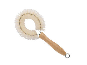 Wine glass cleaning brush