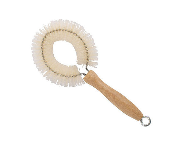 Wine glass cleaning brush