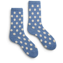 Load image into Gallery viewer, Lisa b Women&#39;s wool cashmere dot crew sock