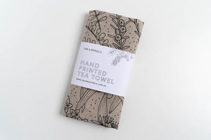 Hand Printed Tea Towel