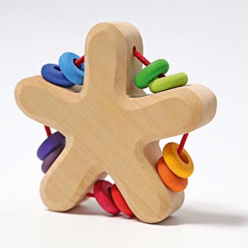 Rainbow Star Rattle