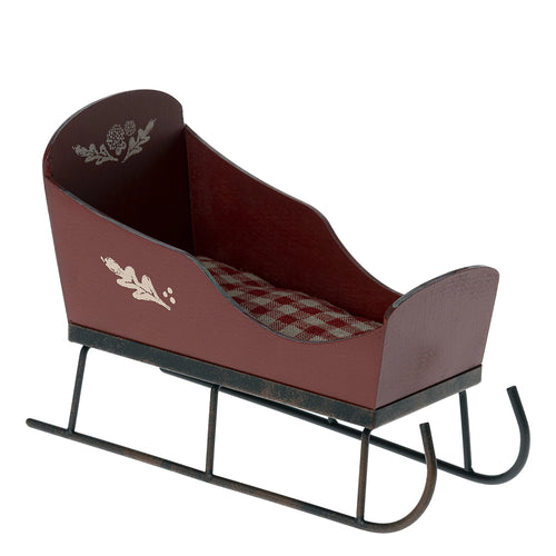 Maileg Sleigh For Mini Pixy Red