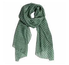 Load image into Gallery viewer, DLux Dotty Silk Scarf