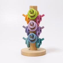 Load image into Gallery viewer, Grimm’s Sorting Helper - Building Rings Pastel