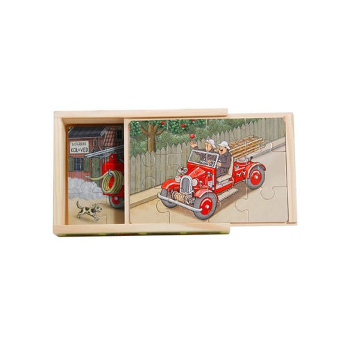 Boxed puzzle set - Fire Engines