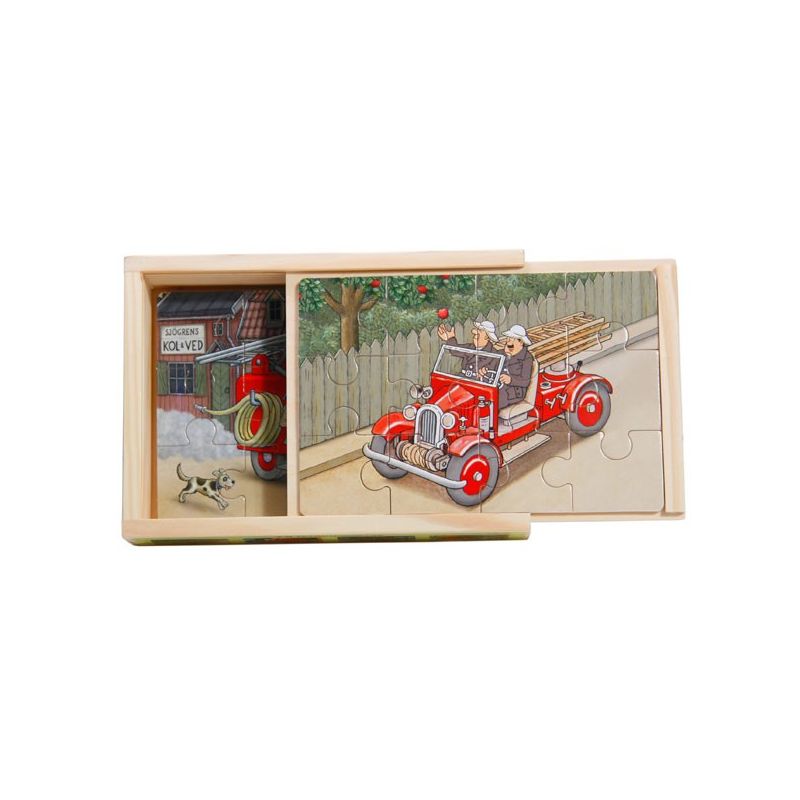 Boxed puzzle set - Fire Engines