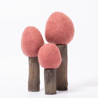 Seasonal Felt ‘Earth’ Trees Dark Wood - Papoose