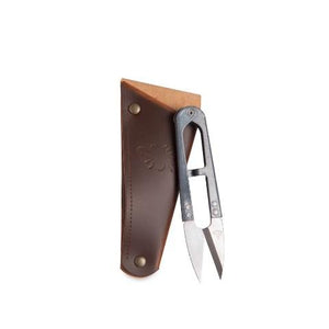 Snips in recycled leather pouch
